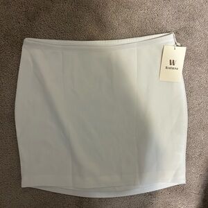 Amazon Cream Mini Pencil Skirt for Night Out